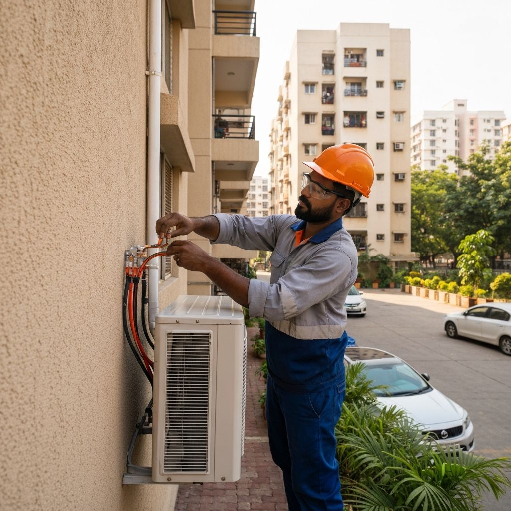 Professional AC installation by AC Service Expert technicians